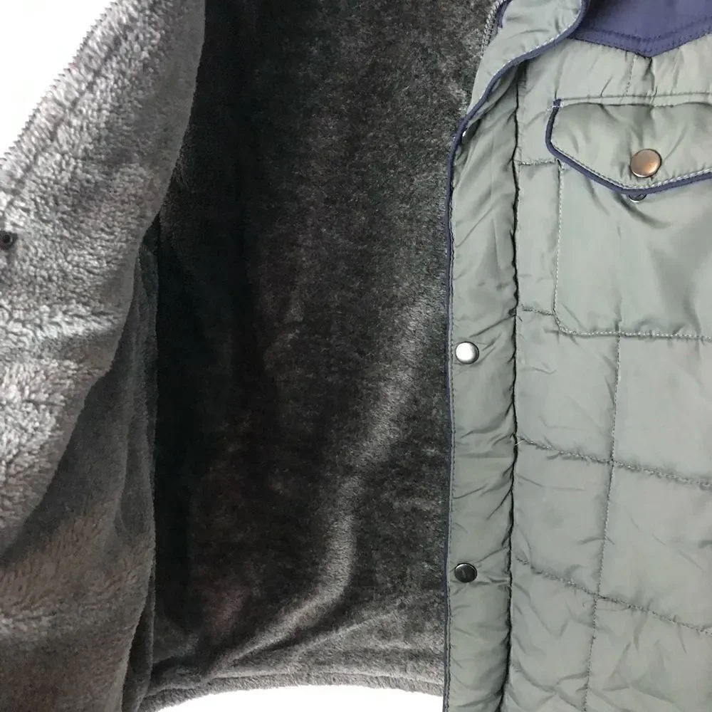 Vigo Blue Gray Vest 100% Nylon XL